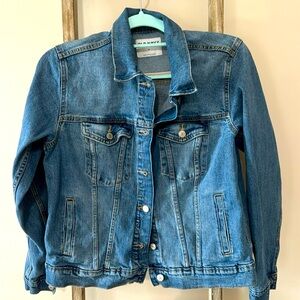 Custom painted Georgia blue Jean Jacket